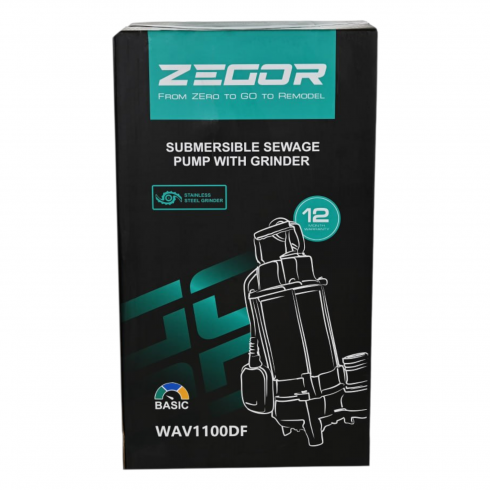 Фекальный насос Zegor WAV1100DF