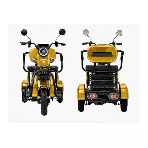 Трицикл Rutrike Бумеранг золотистый