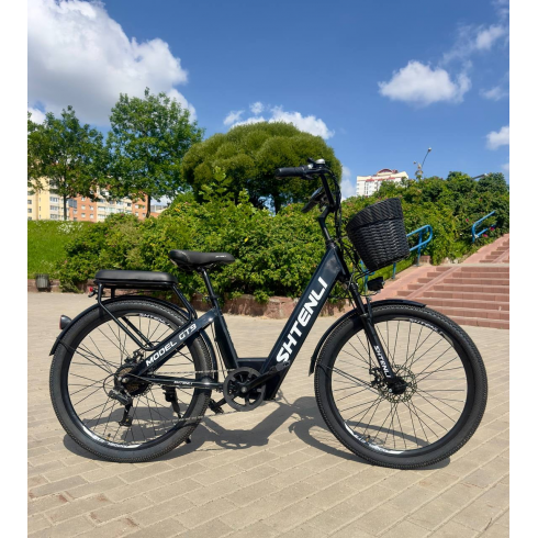 Электровелосипед Shtenli Model GT9 13A (черный)