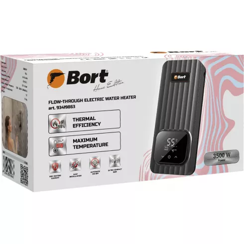 Проточный водонагреватель Bort BWH-3010