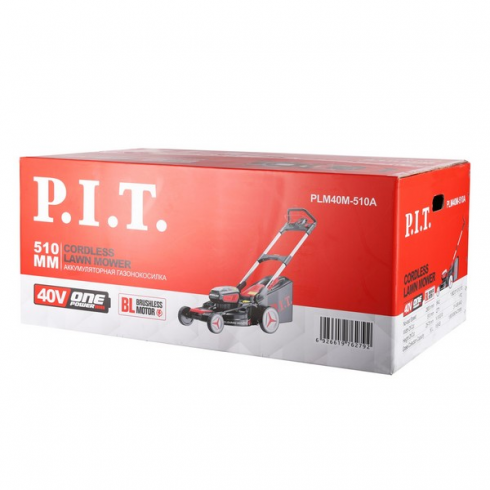 Газонокосилка аккумуляторная P.I.T. PLM40M-510A