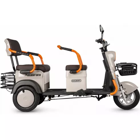 Трицикл Rutrike Gelbert Beta 48V/60V (бежевый)