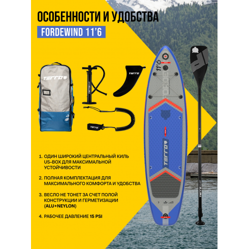 Сапборд Terror Fordewind 11x32x6 (синий)