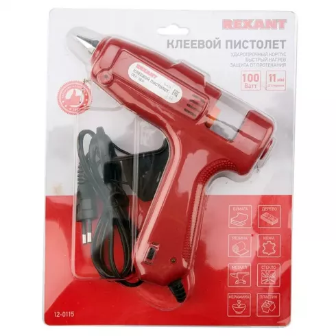 Пистолет клеевой Rexant 12-0115