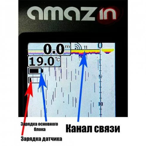Эхолот беспроводной Amazin FishFinder FF777-PRO-W