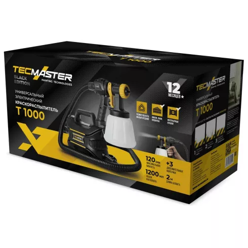 Краскораспылитель электрический Tecmaster T 1000 DIY
