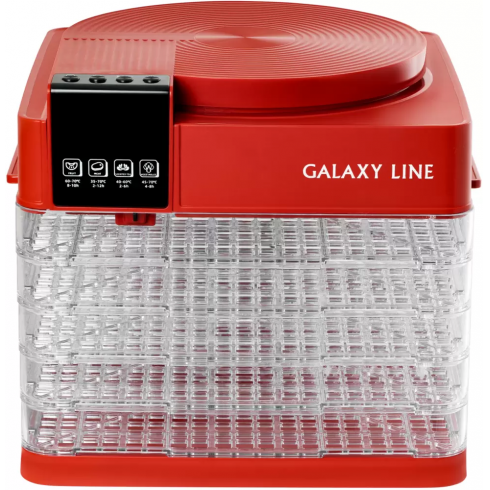 Сушилка для овощей и фруктов Galaxy Line GL 2630 (красный)