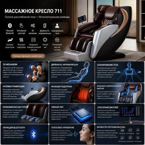Массажное кресло Terax Relax Ultima CF-711
