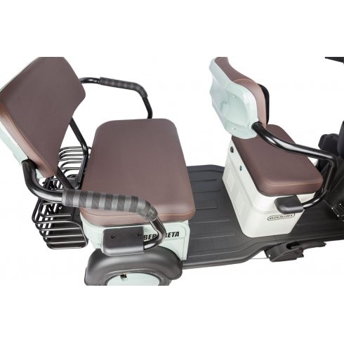 Трицикл Rutrike Gelbert Beta 48V/60V (Зелено-белый)