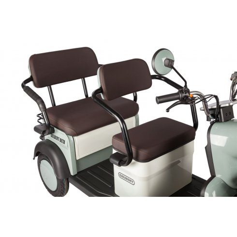 Трицикл Rutrike Gelbert Beta 48V/60V (Зелено-белый)