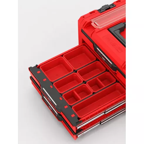Ящик для инструментов Qbrick System PRO Drawer 3 Toolbox 2.0 Profi Expert RED UHD Custom (красный)