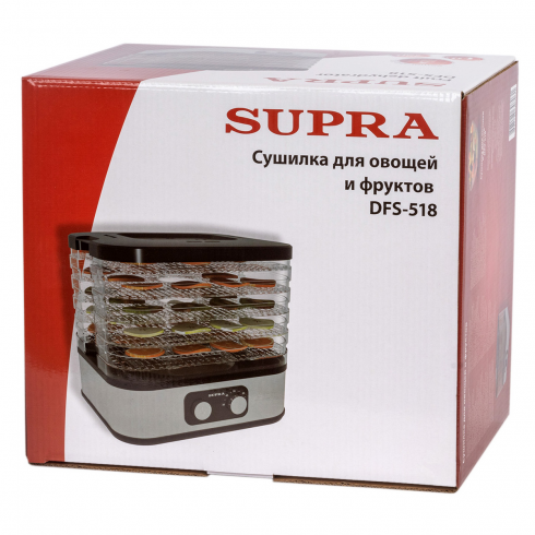Сушилка для овощей и фруктов Supra DFS-518