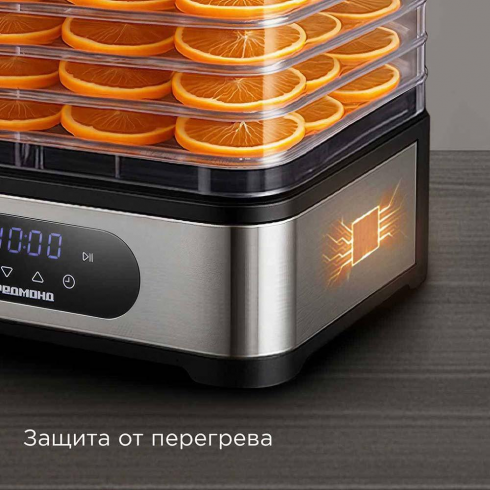 Сушилка для овощей и фруктов Redmond FD1106 (черный/сталь)