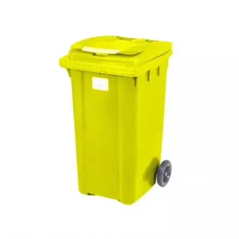 Мусорный контейнер Razak Plast 240 л (желтый)