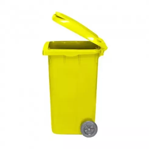 Мусорный контейнер Razak Plast 240 л (желтый)