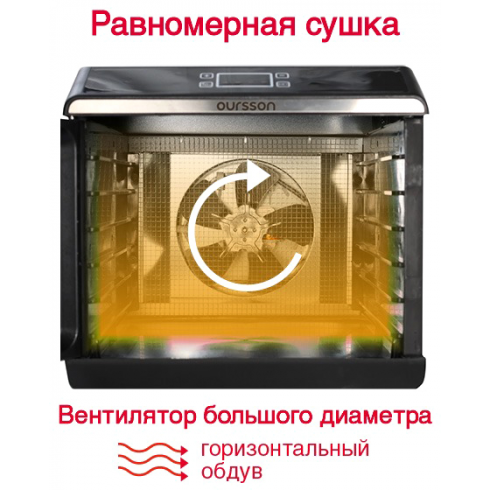 Сушилка для овощей и фруктов Oursson DR60102D/BL