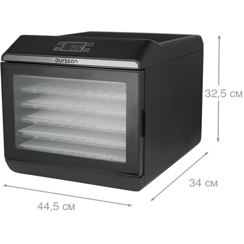 Сушилка для овощей и фруктов Oursson DR60102D/BL