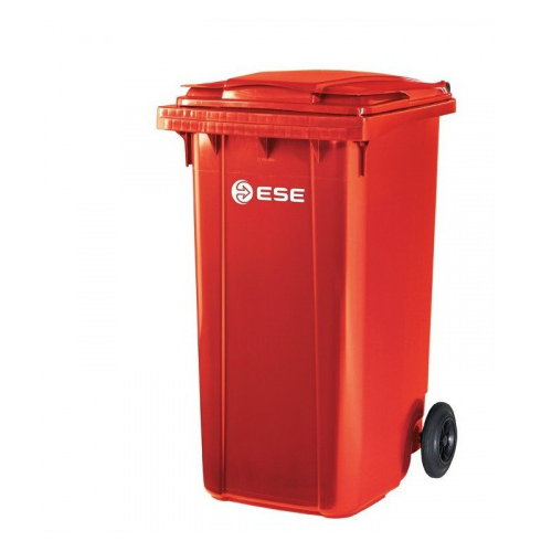 Мусорный контейнер ESE 240 л красный