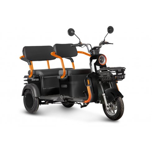Трицикл Rutrike Gelbert Beta 48V/60V (Черный)