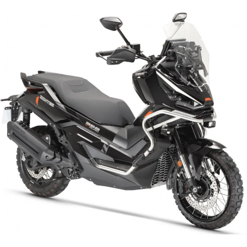 Максискутер Zontes ZT368-G (черный)
