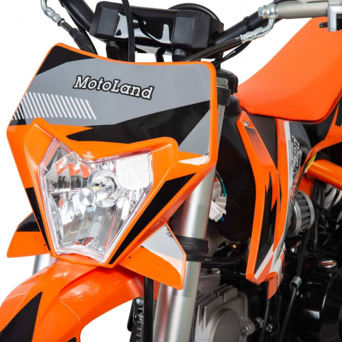 Питбайк Motoland 125 SX 125 E 14/12 (оранжевый)
