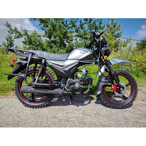Мопед Rockot Alpha Offroad (серый металлик)