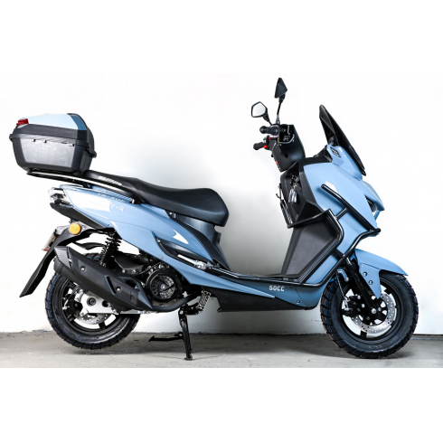 Скутер SPRMOTORS Enjoy-4 T8-50F (серый)