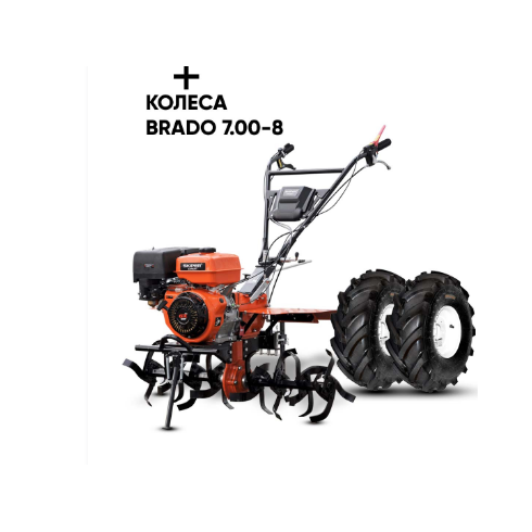 Мотоблок Skiper SP-1800SE EXPERT + колеса Brado 7.00-8 Extreme (комплект)