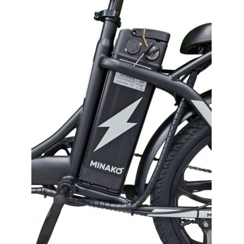 Электровелосипед Minako F7 (чёрный)
