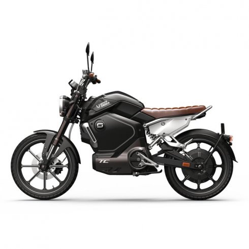 Электромотоцикл White Siberia Super Soco TC (черный)