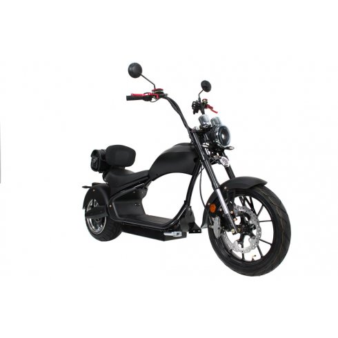 Электроскутер Citycoco Chopper IKINGI 2025 (черный)