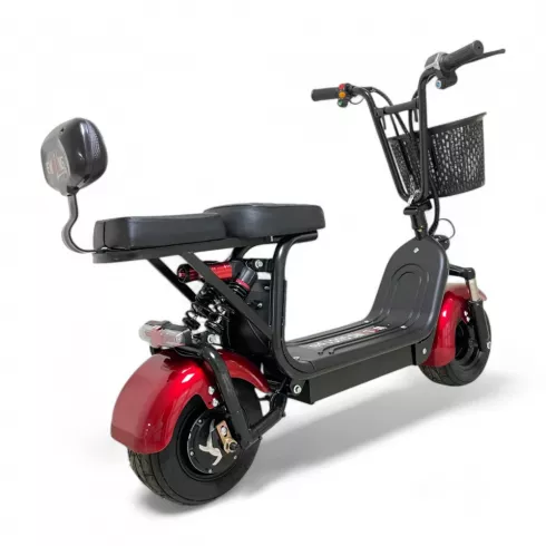 Электроскутер Wolong C1 Pro (красный)