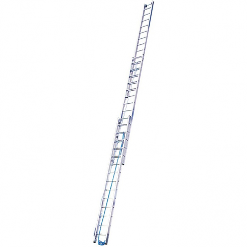 Лестница двухсекционная выдвигаемая тросом Krause Stabilo 2x24 ступеней (800749)