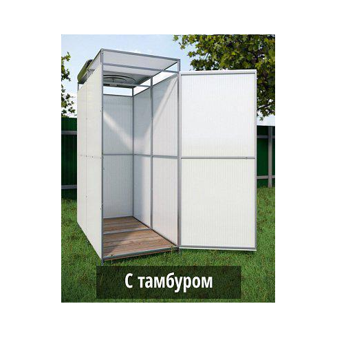 Душ с тамбуром с баком на 150 л с подогревом (РБ)