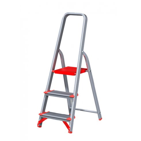 Стремянка алюминиевая индустриальная Новая высота 3 ступени  5110103