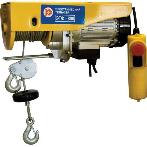 Тельфер электрический Калибр ЭТФ-800