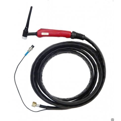 Горелка Aurora TIG 26 180A(35%) силовой разъем, 3/8G, 2pin "мама", 8m