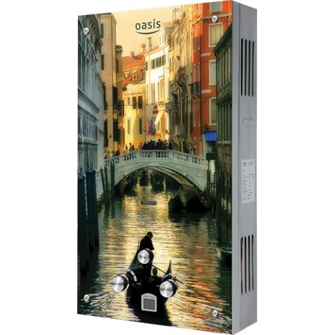 Водонагреватель (Газовая колонка) Oasis Glass 20 кВт TG панель Венеция