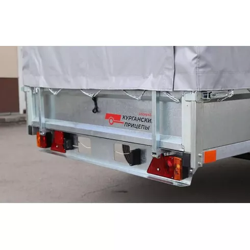 Автомобильный прицеп Курганский УРАЛЕЦ (2.5х1.5х0.32 м ресс.4)