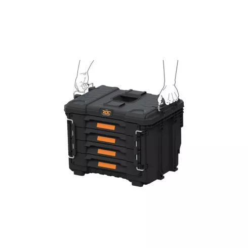 Ящик для инструментов Keter ROC PRO 4 DRAWERS (262661)