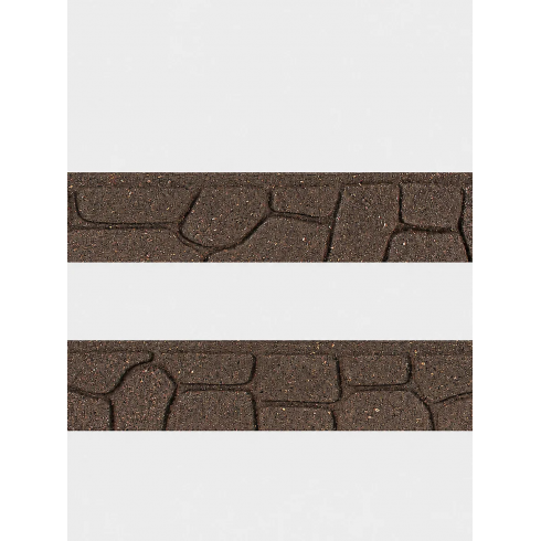 Бордюр садовый Multy Home Stones (9х120 см, коричневый)