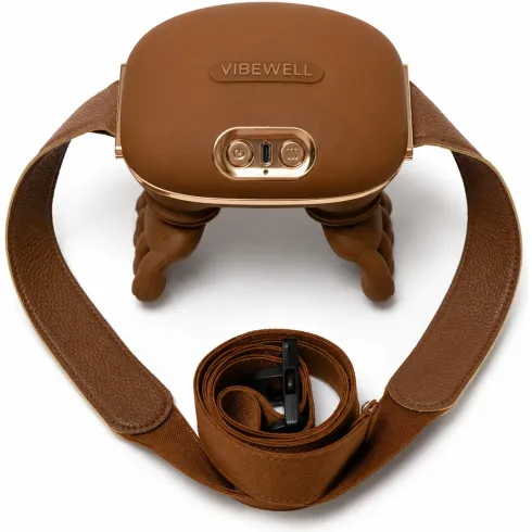 Массажер для шеи и плеч VibeWell P-054 (коричневый)