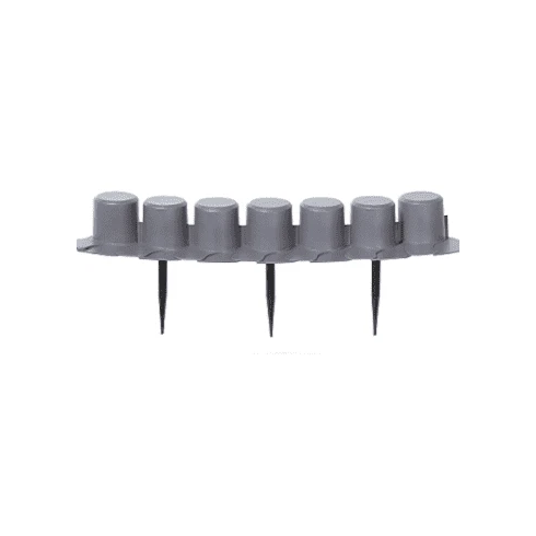 Бордюр садовый Prosperplast Palisada Ogrodowa IPAL7-S443 (4,05 м, серый)