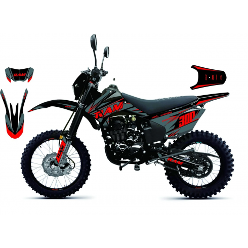 Мотоцикл RAM ENDURO 300 (красный)