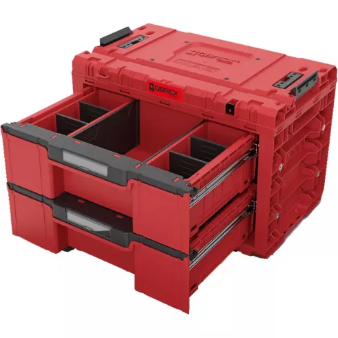 Ящик для инструментов Qbrick System Prime Drawer 2 Toolbox Expert Red Ultra HD Custom