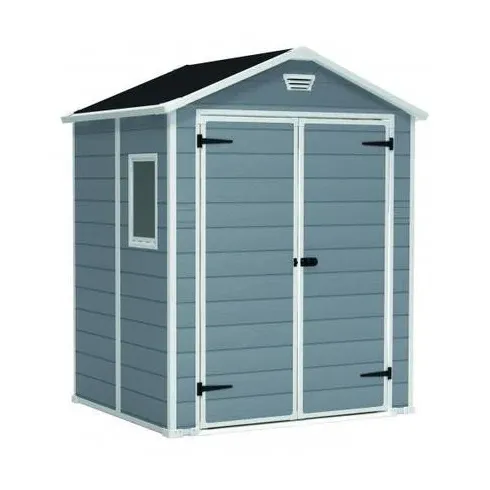 Хозблок садовый Keter Manor 6x5DD серый