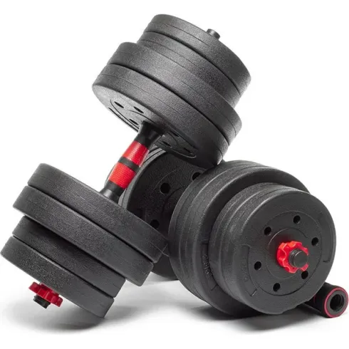Набор гантелей композитных Ametist 30 кг с соединительным грифом