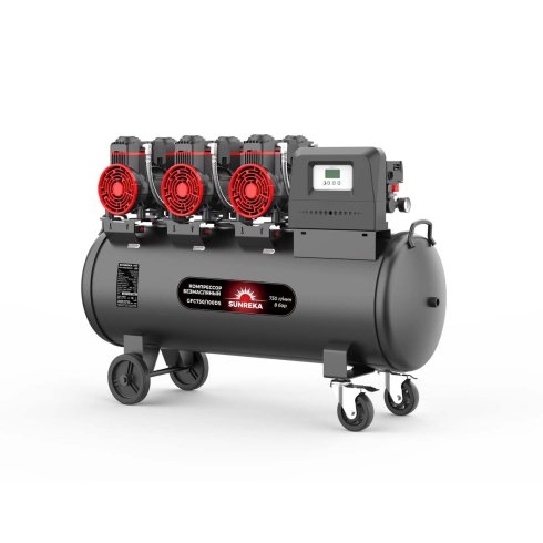 Компрессор поршневой безмасляный SUNREKA GFC750/100DS