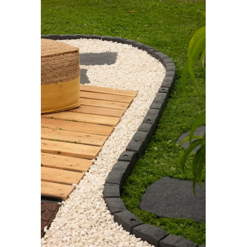 Бордюр садовый Multy Home Roman Stone (120 см, серый)