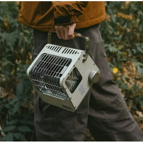 Обогреватель газовый портативный Naturehike CNK2300CW018-G (бежево-серый)